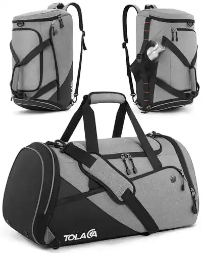 Sporttasche mit Schuhfach Tolaccea 47L für Sport und Reisen