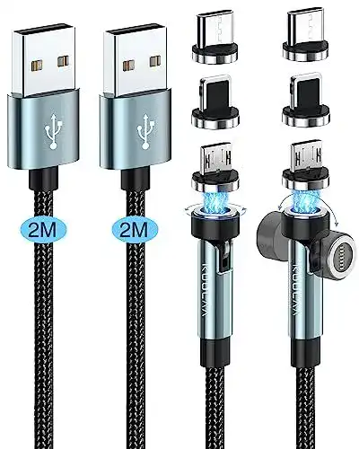 Magnet-Ladekabel Kuulaa 3-in-1 – Magnetisches Schnelllade- und Datenkabel