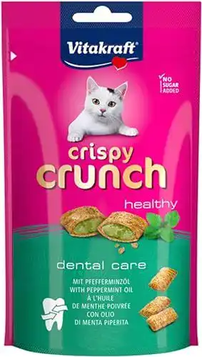 Vitakraft Katzenfutter Crispy Crunch – Knusprige Snackkissen