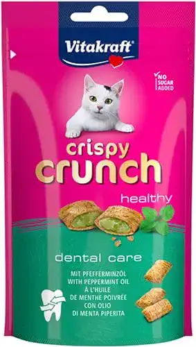 Vitakraft Katzenfutter Crispy Crunch – Knusprige Snackkissen