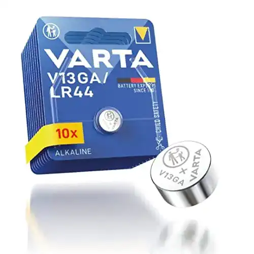 LR44 Varta Knopfzellen V13GA, 10 Stück, Alkaline 1,5V