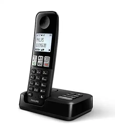 Schnurloses Telefon mit Anrufbeantworter von Philips D255