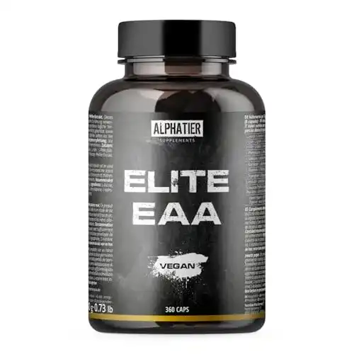 EAA Kapseln von Alphatier Supplements, 360 Mega Caps