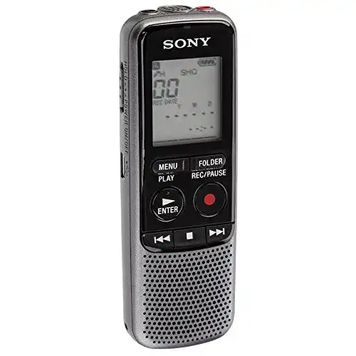 Diktiergerät Sony ICD-PX240 mit 4GB Speicher und MP3-Wiedergabe
