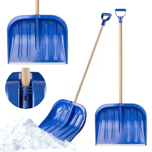 Schneeschieber KADAX Schneeschaufel mit ergonomischem Griff