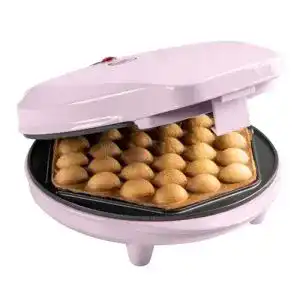 Bestron Bubble-Waffeleisen mit Antihaftbeschichtung und Backampel