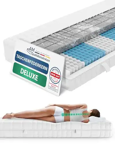 AM Qualitätsmatratzen 3D Deluxe 7-Zonen Matratze