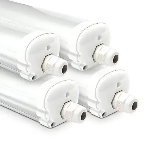 LED Feuchtraumleuchte Hoftronic 4er Set 120 cm IP65 36W