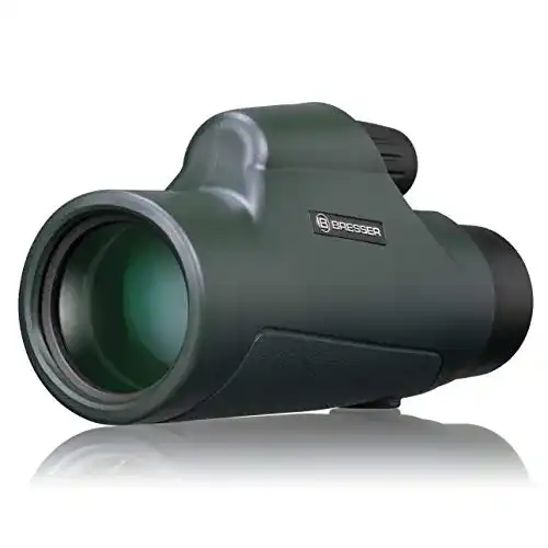 Bresser 10×42 Monokular wasserdicht mit Dachkantoptik