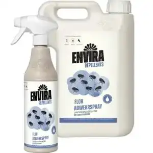 Envira Floh Abwehrspray 500 ml und 2 Liter – Effektives Flohmittel