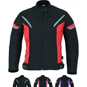 Texpeed Motorradjacke für Damen mit Protektoren für alle Jahreszeiten