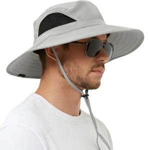 Sonnenhut für Herren und Damen Faltbarer Safari- und Gartenhut mit UV-Schutz