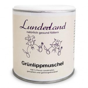 Grünlippmuschelpulver von Lunderland (100g) für Tiere