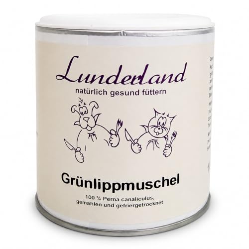 Grünlippmuschelpulver von Lunderland (100g) für Tiere