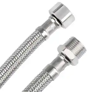 Flexschlauch Svalor 2 Stück 3/8 Zoll mit Edelstahlgeflecht