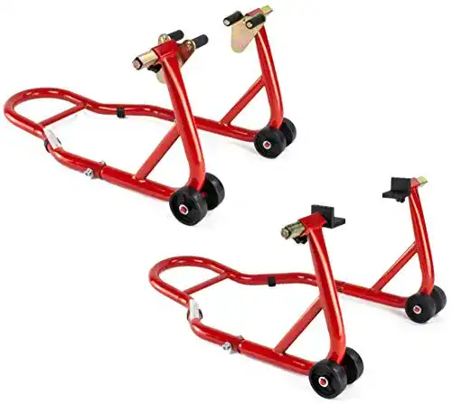 Motorradständer Ricambi Weiss STTKW Montageständer Set für Motorräder