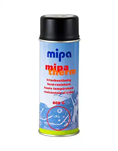 Auspufflack Mipa – Hitzebeständiges Spray bis 800°C in Schwarz
