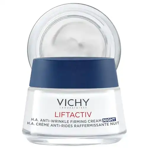 Vichy Gesichtspflege Nachtcreme gegen Falten mit Hyaluron und Vitamin C