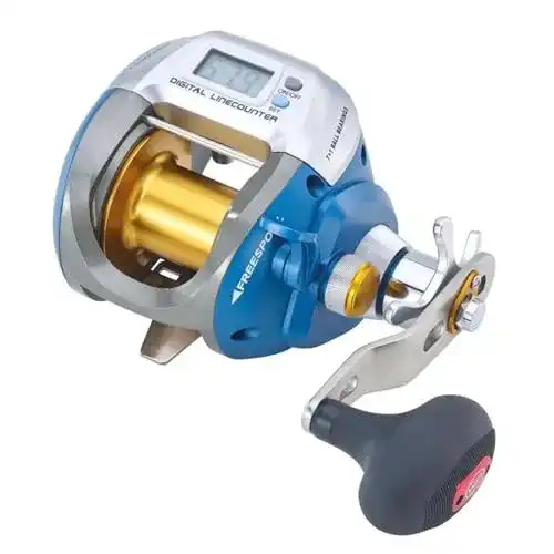 Elektro-Multirolle WFT New Line Counter 875 RH für Angler