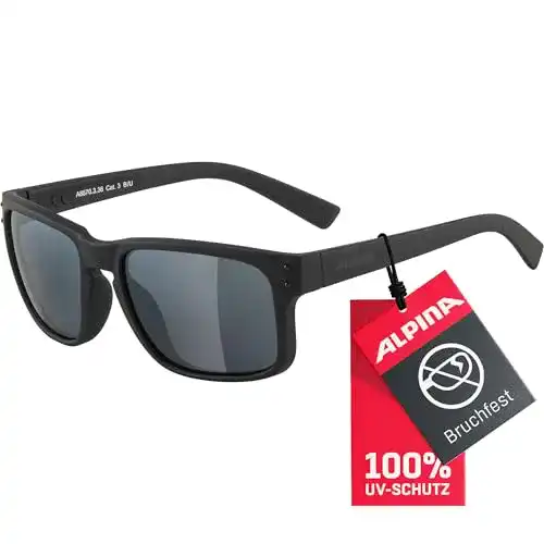 Polarisierte Sonnenbrille Alpina Kosmic mit verspiegelten Gläsern