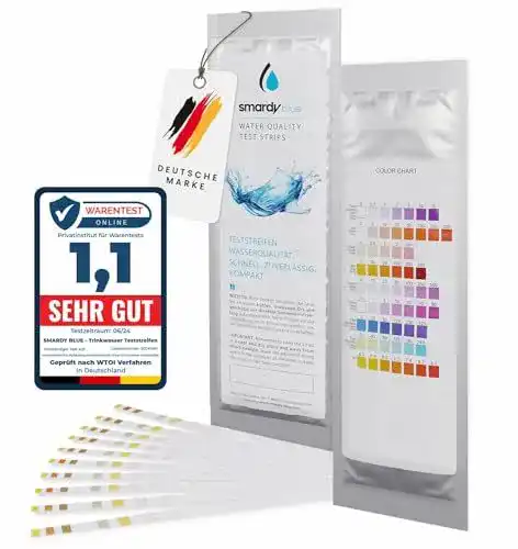 Pooltester Smardy 10x Trinkwasser Teststreifen 9in1