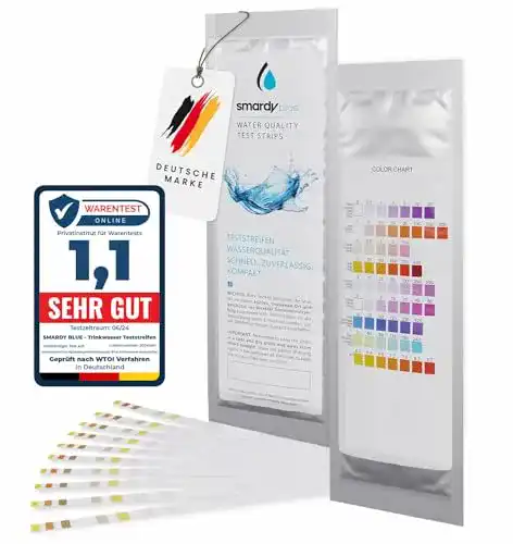 Pooltester Smardy 10x Trinkwasser Teststreifen 9in1