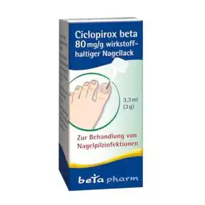 Nagelpilzlack Ciclopirox Beta 80 mg/g von Betapharm Arzneimittel