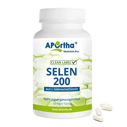 Selen APOrtha Kapseln 120 Stück mit 200 µg L-Selenomethionin