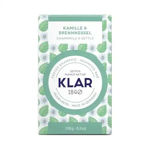 Festes Shampoo Klar Seifen Kamille und Brennnessel 100 g