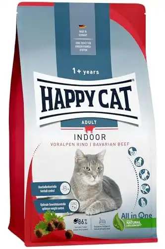 Happy Cat Trockenfutter Indoor Adult Voralpen 1,3 kg