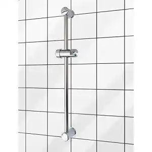 Duschstange Romy aus Metall, 60 cm mit höhenverstellbarem Brausehalter