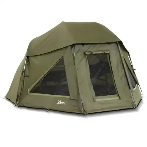 Angelzelt Lucx Wolf Schirmzelt Brolly Shelter für Karpfenangler