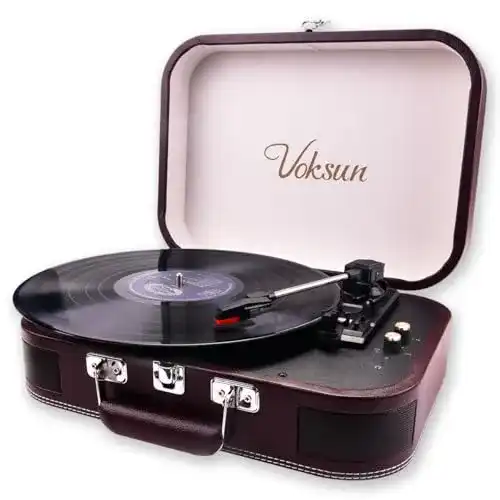 Plattenspieler Voksun Bluetooth Vinyl Turntable im Vergleich