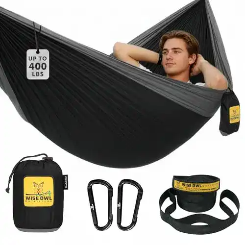 Outdoor Hängematte von Wise Owl Outfitters Ultraleichte Camping Hängematte