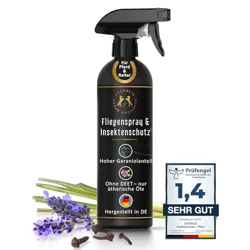 Fliegenspray für Pferde CHEVALIS 3 x leere Sprühflasche, Insektenschutz