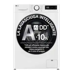 LG Waschtrockner AI DD D4R3009NSWB 9/6 kg, Serie R3