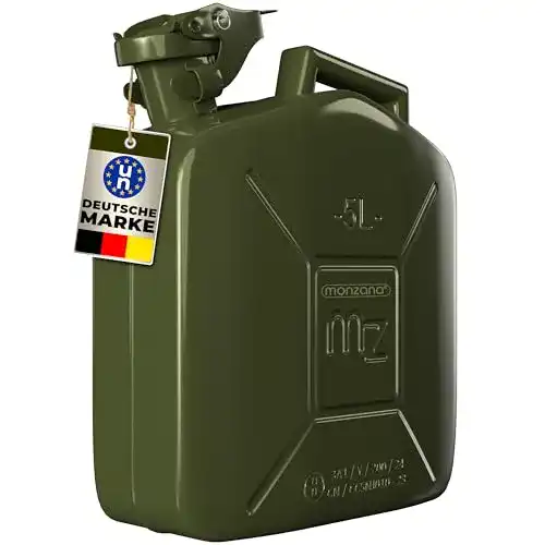 Benzinkanister Monzana Metallkanister 5L mit UN-Zulassung