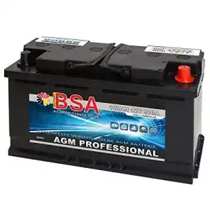 AGM-Batterie 100Ah BSA für Solarenergie und Wohnmobile