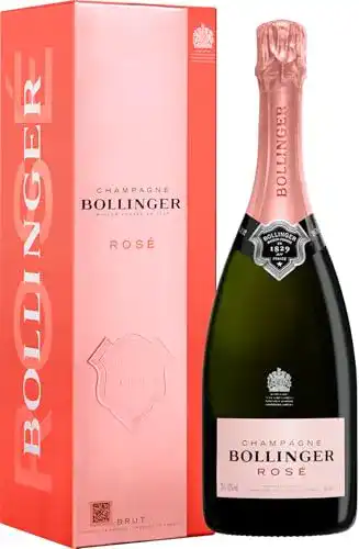 Bollinger Brut Rosé Champagner in Geschenkverpackung