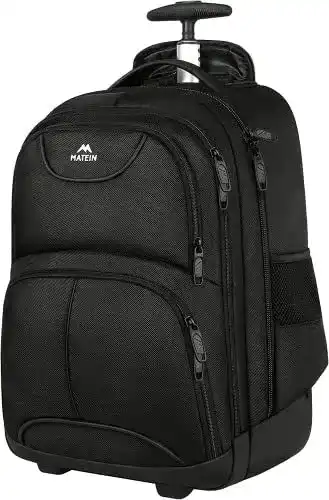 Reisetasche mit Rollen und Rucksackfunktion von Matein