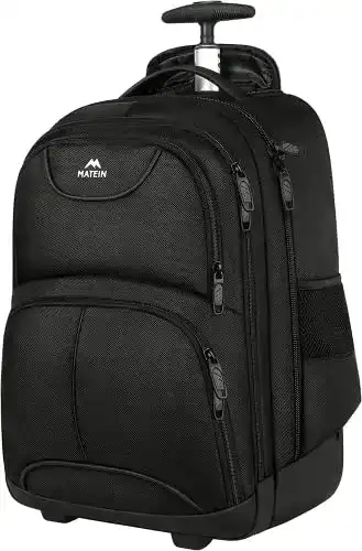 Reisetasche mit Rollen und Rucksackfunktion von Matein