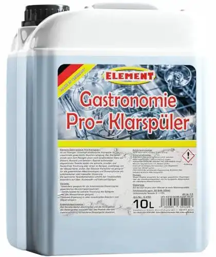 Klarspüler für gewerbliche Spülmaschinen flüssig 10 Liter
