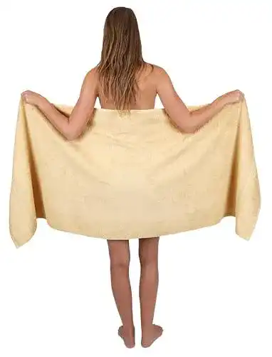Betz Saunatuch XXL aus 100% Baumwolle in Beige, 70 x 200 cm