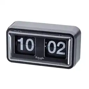 Fallblattanzeige Eichmüller Retro Flip Uhr mit Gehäuse