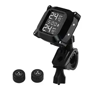 Reifendruckkontrollsystem für Motorräder Kikuo TPMS mit Sensoren