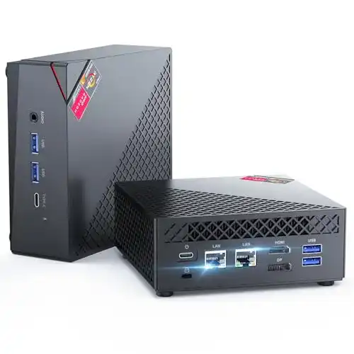 Gaming PC bis 500 Euro: NiPoGi AM06 PRO Mini PC mit Dual LAN