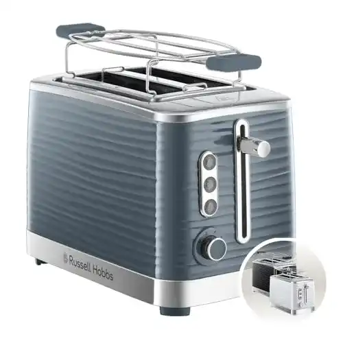 Mini-Toaster Russell Hobbs für 2 Scheiben Inspire Grau