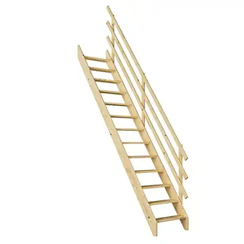 Raumspartreppe Dolle Burgau für Geschosshöhen bis 289 cm aus Fichte