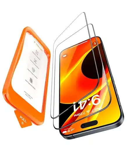 Panzerglas für iPhone 14 Pro von Torras Schutzfolie für sicheres Display