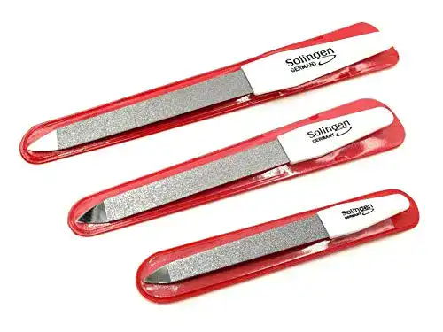 Saphir Nagelfeilen Set aus Solingen 3 Profi Feilen für die Maniküre